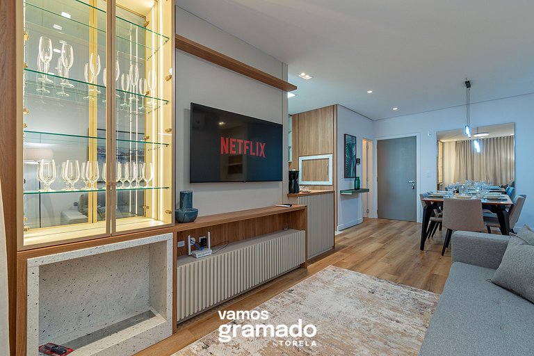 Villa Olga 204 - Lindo apartamento em Gramado