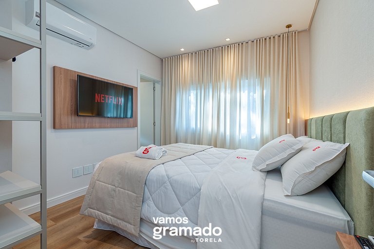 Villa Olga 204 - Lindo apartamento em Gramado