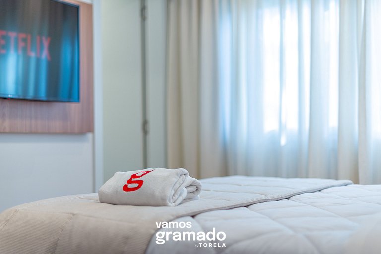 Villa Olga 204 - Lindo apartamento em Gramado