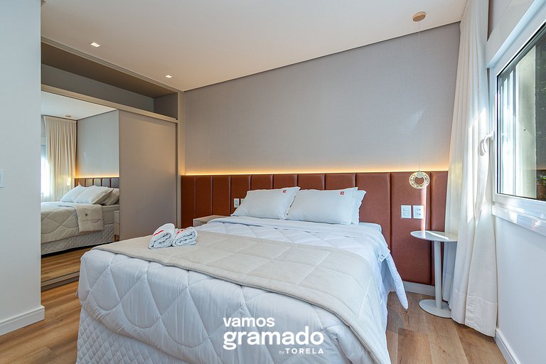 Villa Olga 204 - Lindo apartamento em Gramado