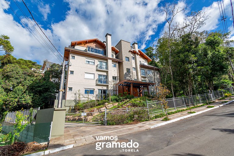 Villa Olga 204 - Lindo apartamento em Gramado