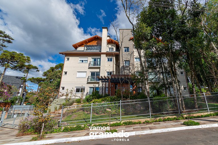 Villa Olga 204 - Lindo apartamento em Gramado