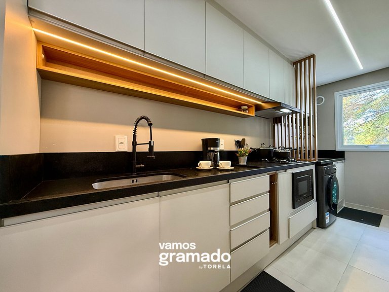 The Garden 202B - Apê 2 dorm, 1 vaga, Gramado