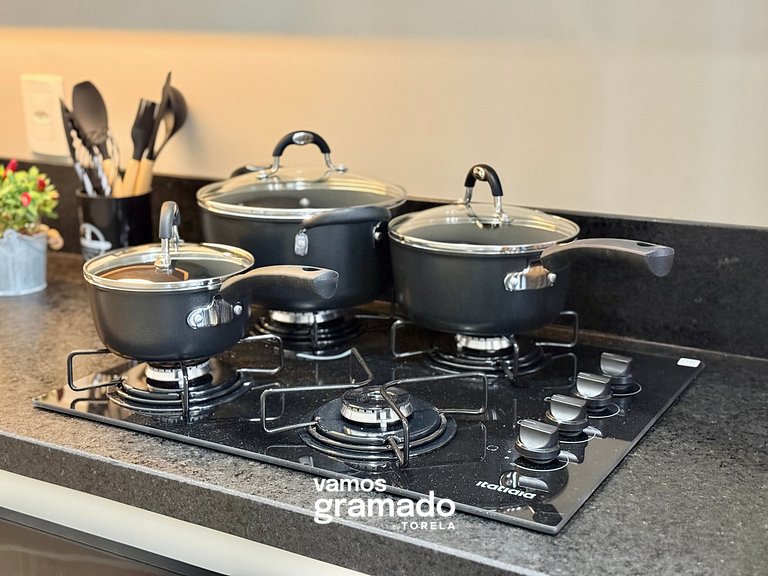 The Garden 202B - Apê 2 dorm, 1 vaga, Gramado