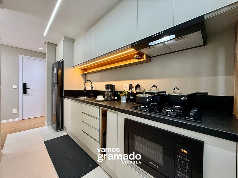 The Garden 202B - Apê 2 dorm, 1 vaga, Gramado