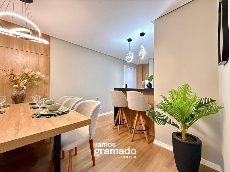 The Garden 202B - Apê 2 dorm, 1 vaga, Gramado