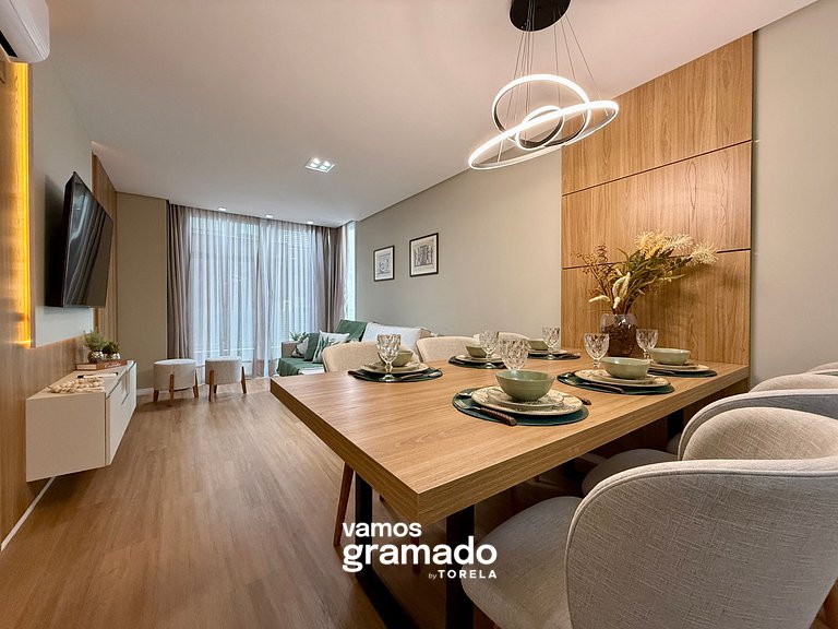 The Garden 202B - Apê 2 dorm, 1 vaga, Gramado