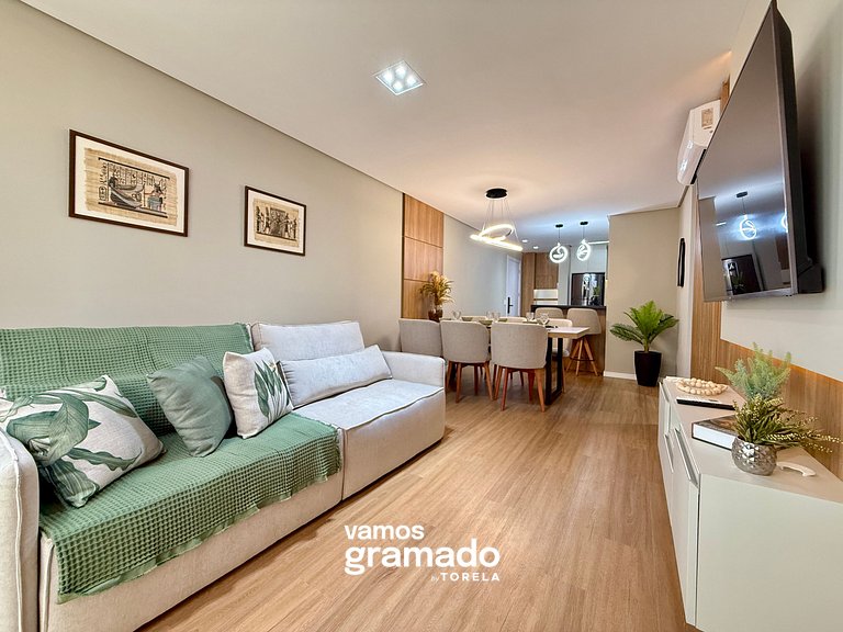 The Garden 202B - Apê 2 dorm, 1 vaga, Gramado