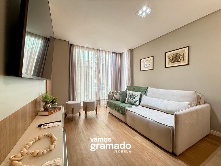 The Garden 202B - Apê 2 dorm, 1 vaga, Gramado