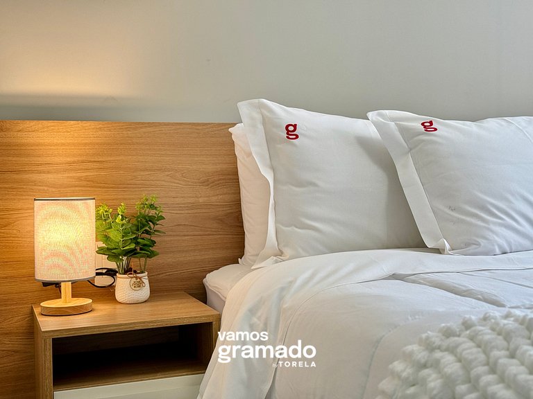 The Garden 202B - Apê 2 dorm, 1 vaga, Gramado