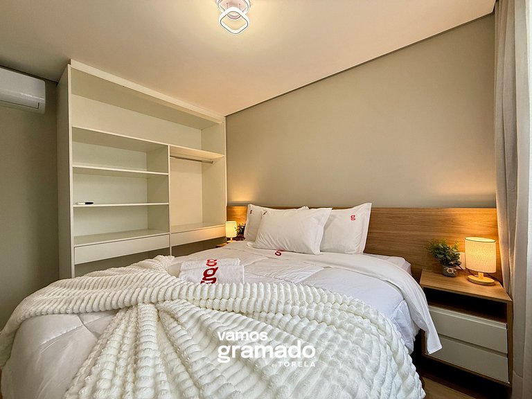 The Garden 202B - Apê 2 dorm, 1 vaga, Gramado