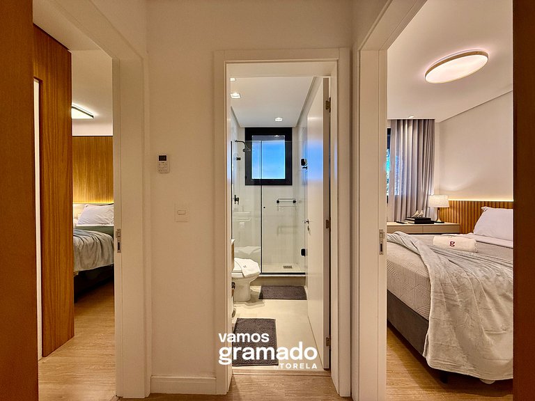 La Reserve 302B - Próximo ao centro de Gramado