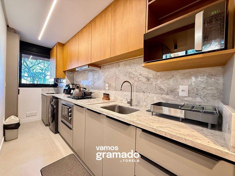 La Reserve 302B - Próximo ao centro de Gramado